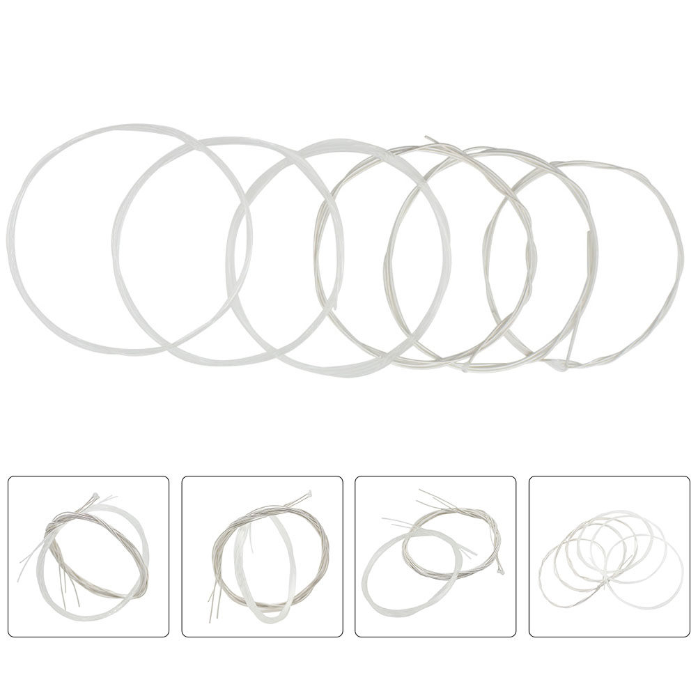 Classical Guitar Nylon - 6Pcs Senar Gitar Nilon Set Pengganti