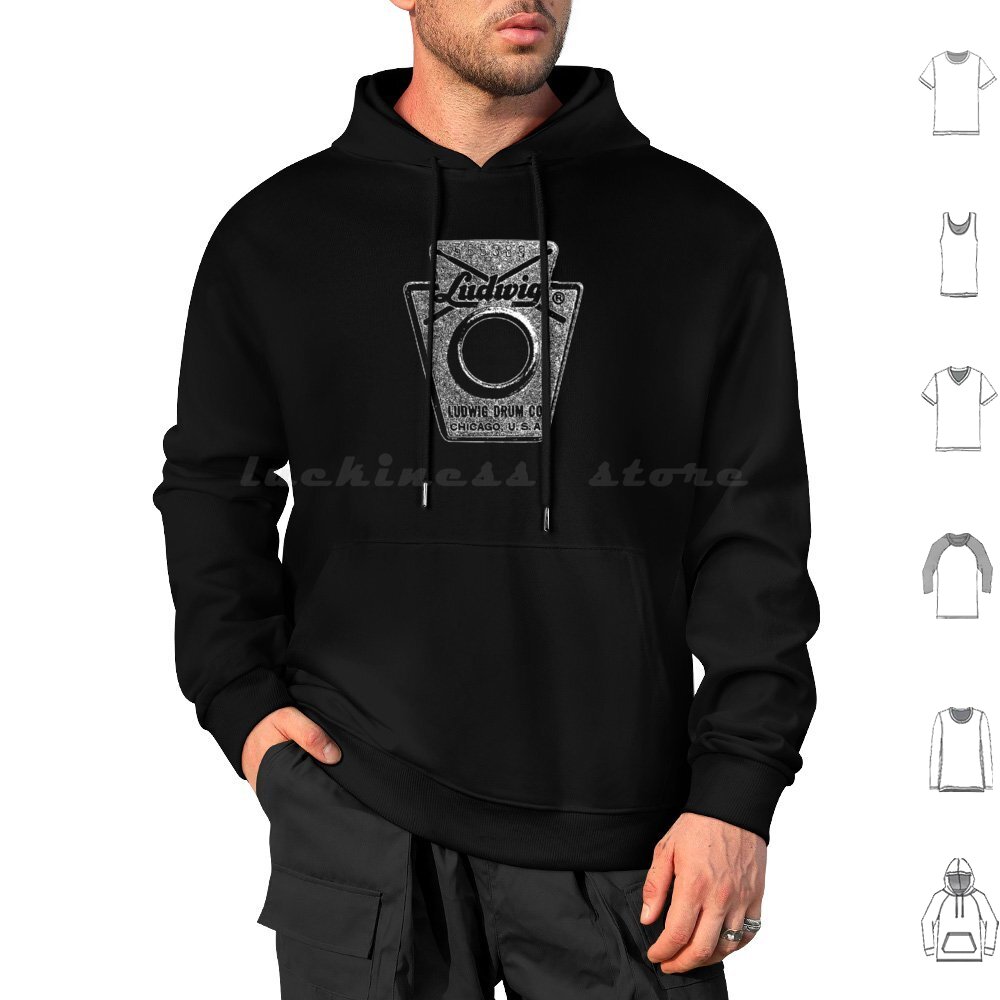 Musical Instrument Family - Ludwig Drums Hoodies Lengan Panjang Keluarga