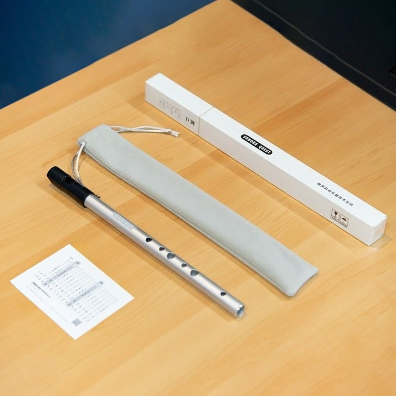 Tin Whistle Flute - Peluit Penny 6 Lubang Kunci D,