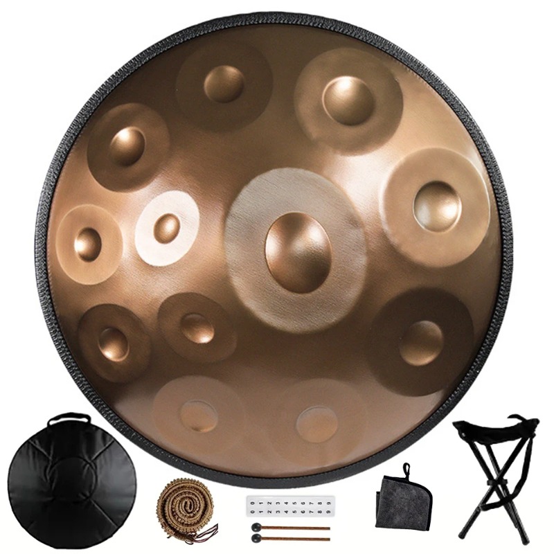 Musical Instrument Morocco - Drum Handpan 440/432Hz, 9/10/12/14 nada, Drum
