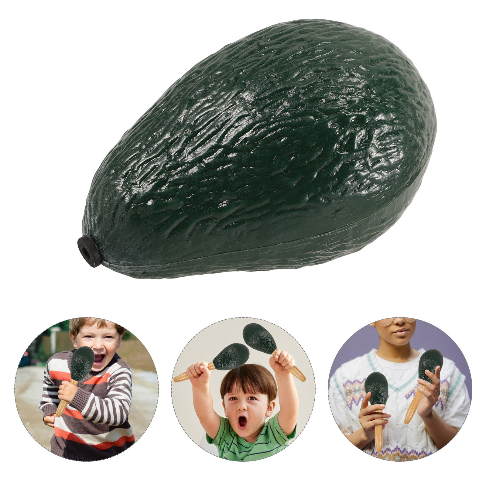 Musical Instrument Maraca - Maracas Pengocok Buah Alpukat, Alat Musik