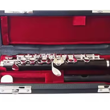 Musical Instrument Piccolo - Piccolo Ebony Dengan Lapisan Perak Alat