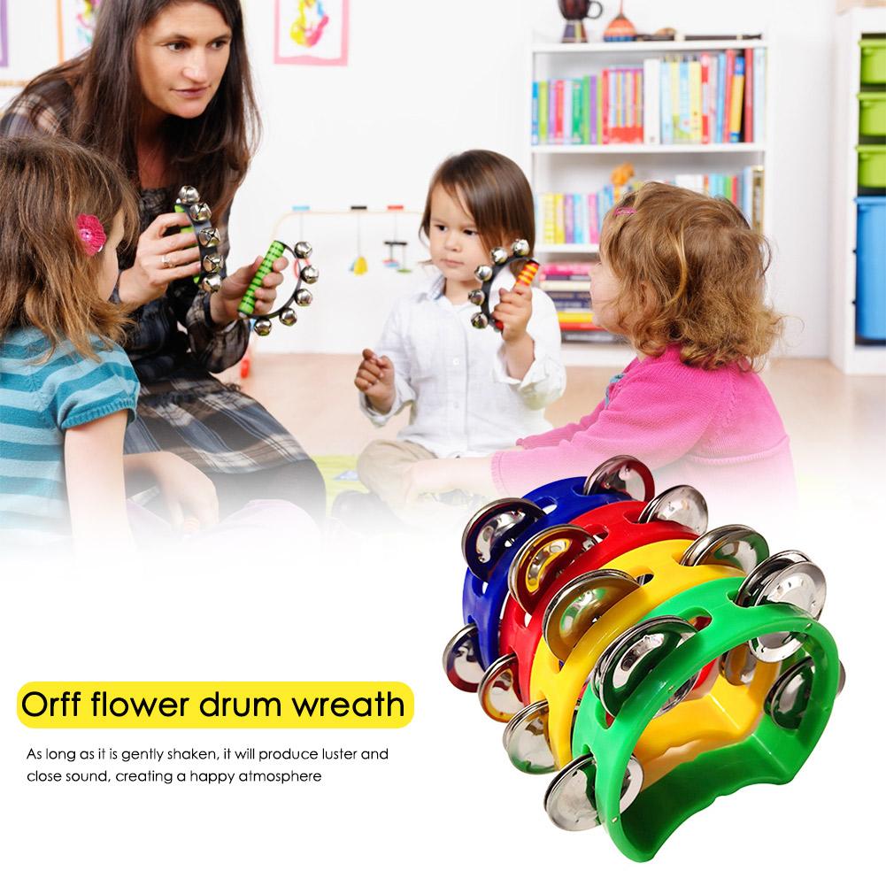 Musical Instrument Tambourine - 4 Buah Alat Musik Lonceng Jingle