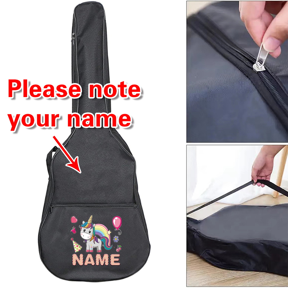 Musical Instrument And Name - Tas Gitar Custom Nama 36-41 inci,
