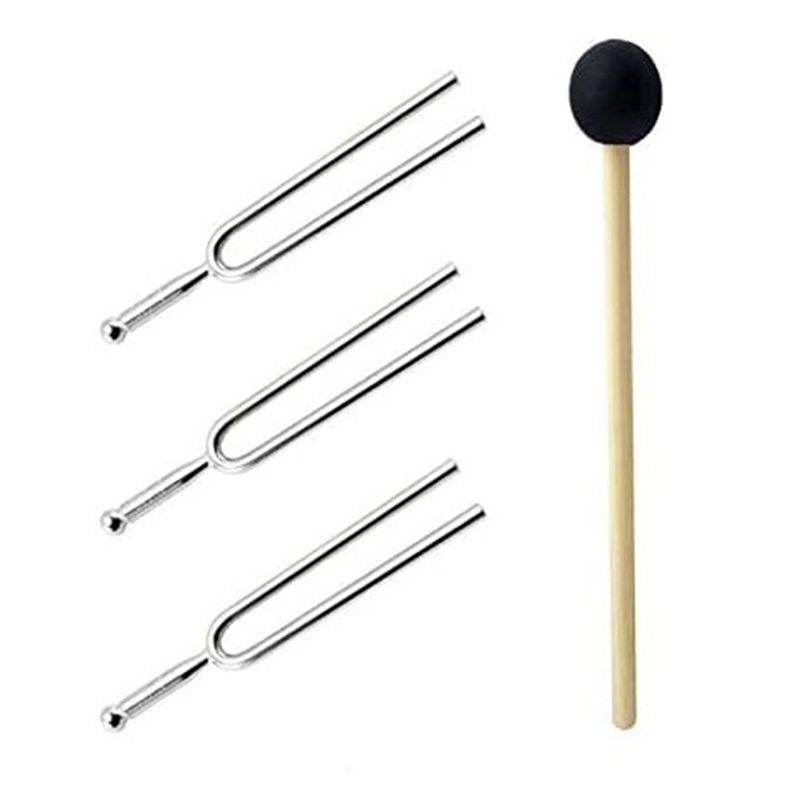 Musical Instrument Tuning Guitar Tuner. Standard Guitar Tuning - AA90-3PCS A440hz Tuning Fork Logam Perak