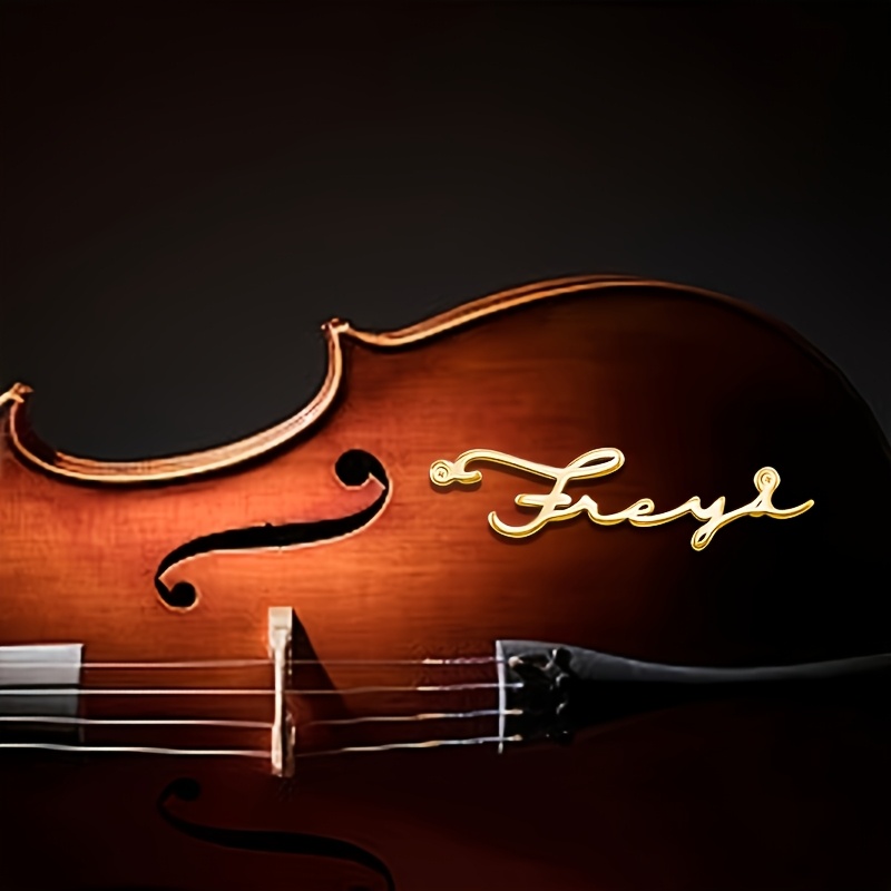 Musical Instrument And Name - [Papan Nama Dekoratif Kustom] dengan nama,