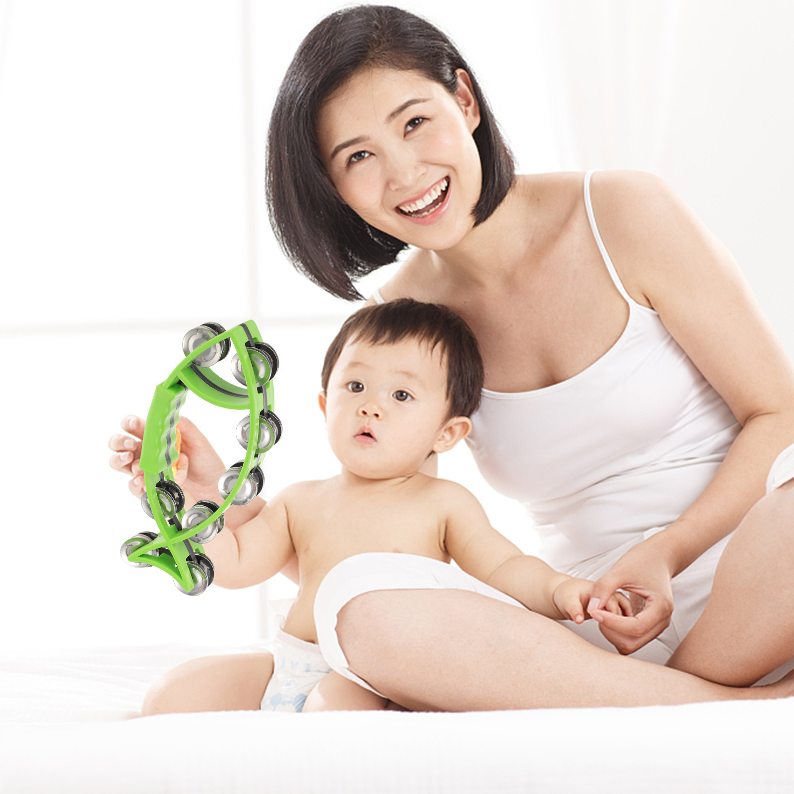 Tamborin Genggam, Instrumen Pe - Musical Instrument Tambourine ulasan dan harga