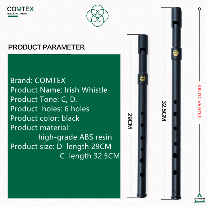 Kualitas Tinggi Irlandia COMTE - Tin Whistle Flute ulasan dan harga