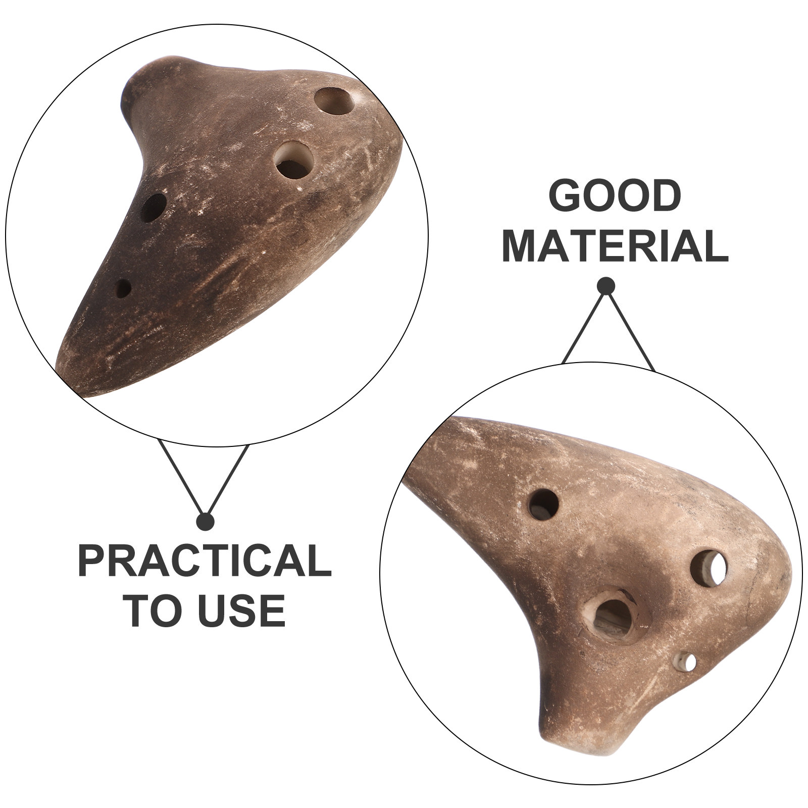 Mini 6 Lubang Ocarina Instrume - Musical Instrument Family ulasan dan harga