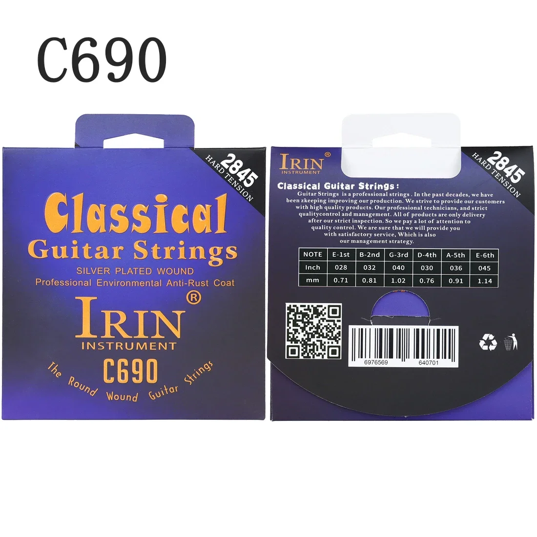IRIN Senar Gitar Klasik Nilon  - Classical Guitar Nylon ulasan dan harga