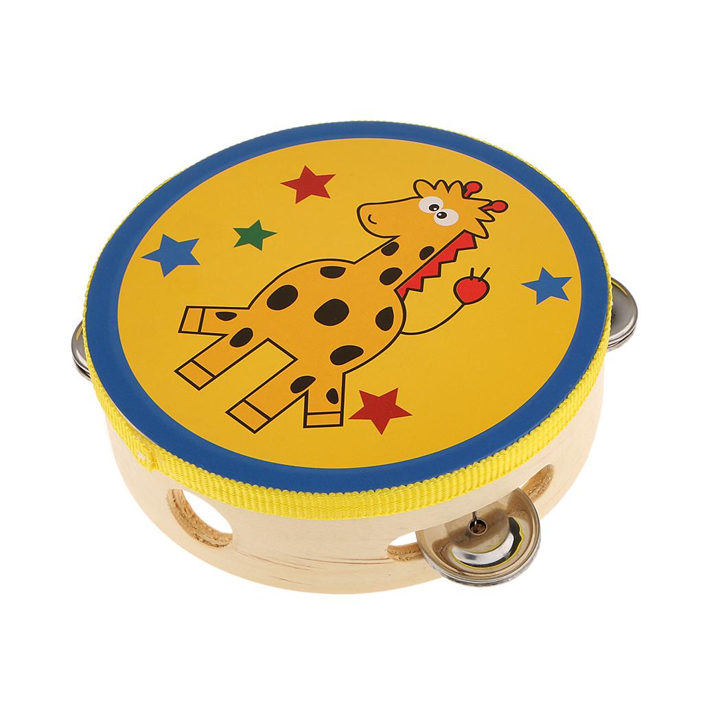 Tamborin Kayu Kecil, Alat Musi - Musical Instrument Tambourine ulasan dan harga