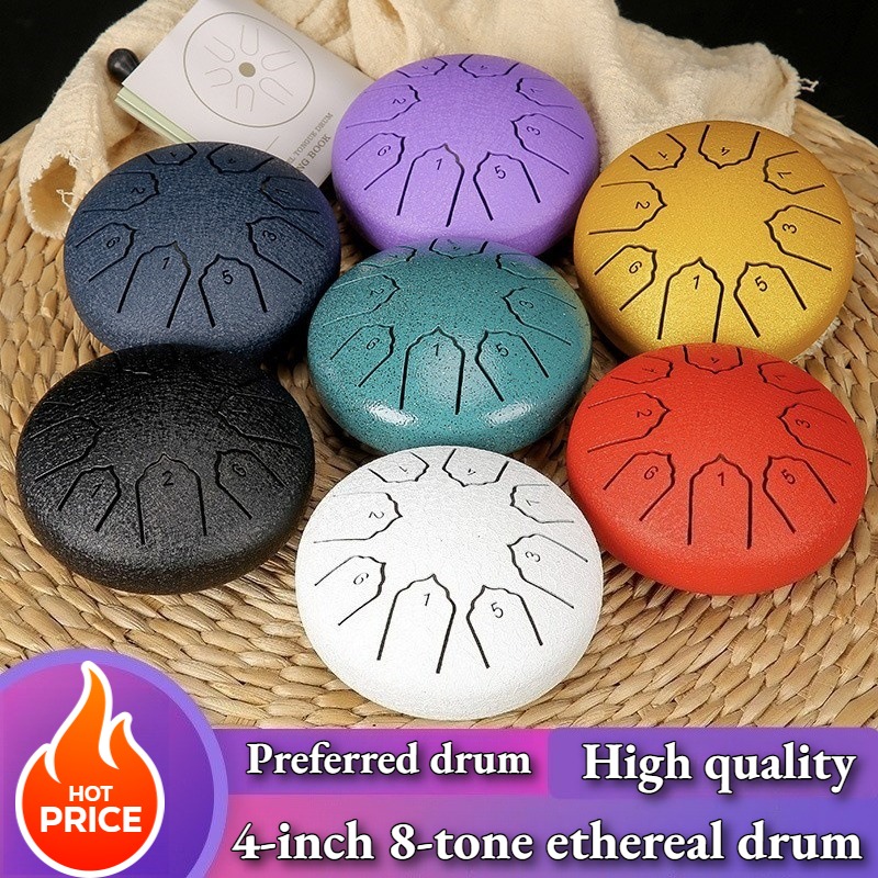 Drum Lidah Baja Mini 4 Inci 8  - Musical Instrument Family ulasan dan harga