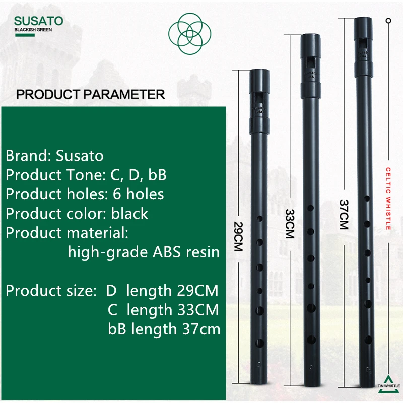Susato 1 Pcs Seruling Irlandia - Tin Whistle Flute ulasan dan harga