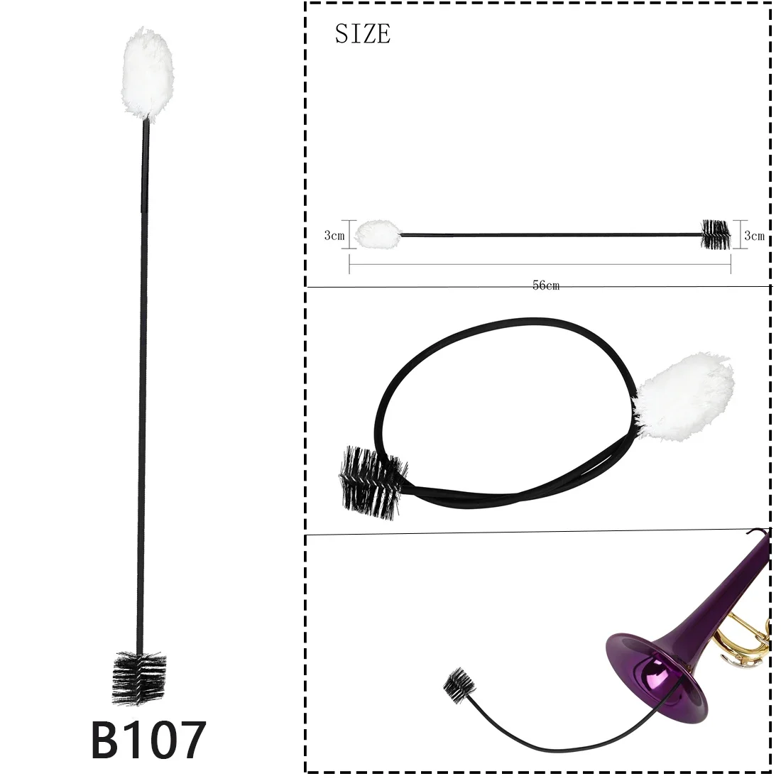 Sikat Pembersih Instrumen Alat - Musical Instrument Piccolo ulasan dan harga