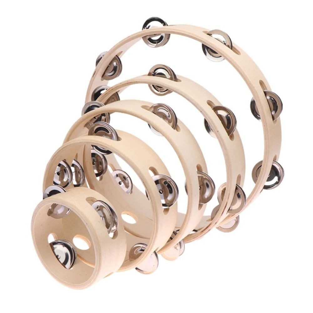 Drum Tangan Kayu Baru Ukuran 4 - Musical Instrument Tambourine ulasan dan harga
