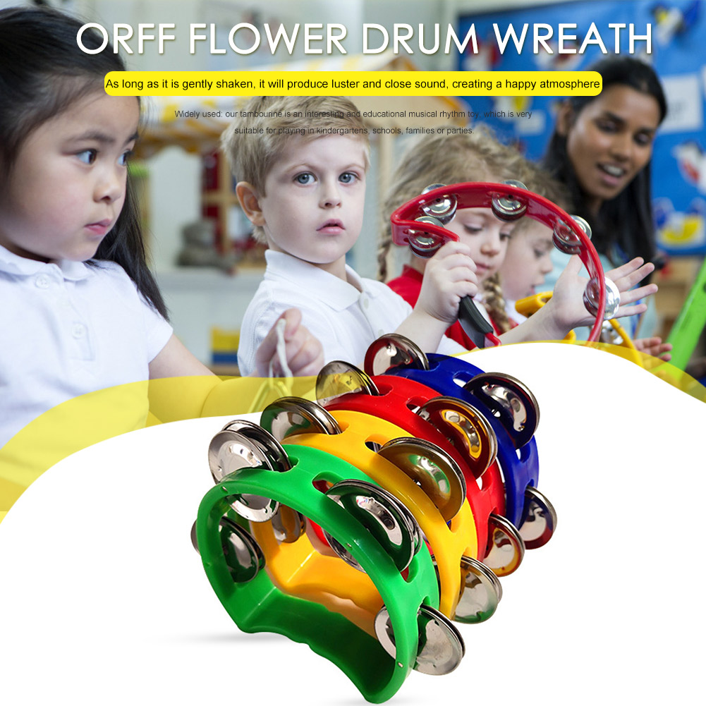 4 Buah Alat Musik Lonceng Jing - Musical Instrument Tambourine ulasan dan harga