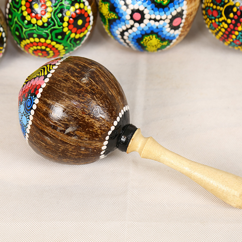 Pengocok Palu Pasir Tempurung  - Musical Instrument Maraca ulasan dan harga
