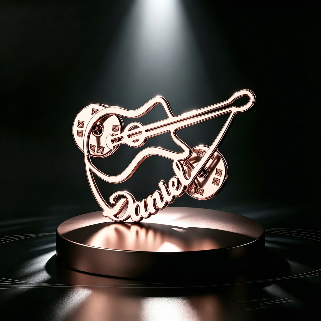 Bros Biola Personalisasi Pin N - Musical Instrument And Name ulasan dan harga