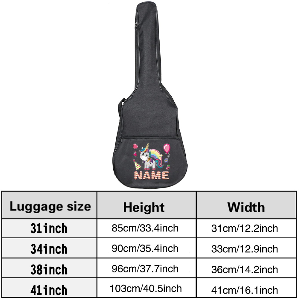 Tas Gitar Custom Nama 36-41 in - Musical Instrument And Name ulasan dan harga