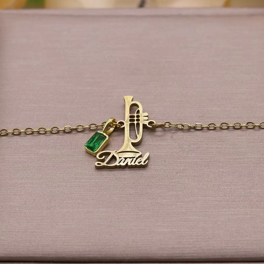 Gelang Terompet Nama Kustom To - Musical Instrument And Name ulasan dan harga