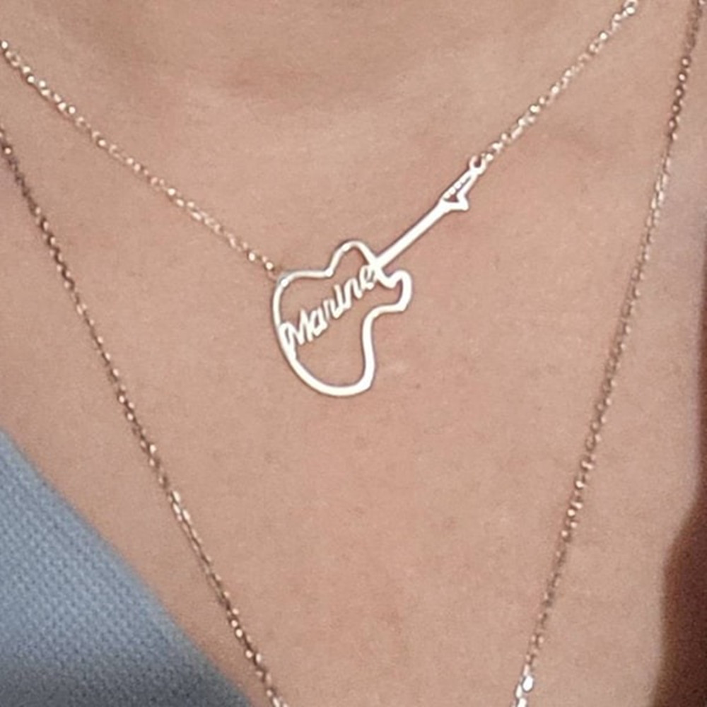 Kalung Biola Custom Personalis - Musical Instrument And Name ulasan dan harga