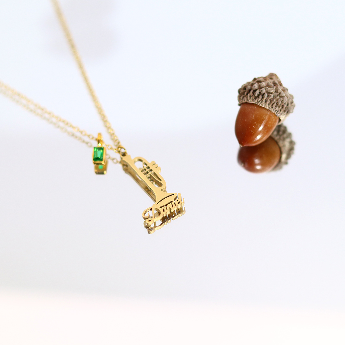 Kalung Terompet Nama Kustom Ba - Musical Instrument And Name ulasan dan harga